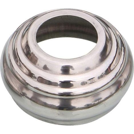 Support pour sphère de jardin en acier inoxydable épais, base pour mât de drapeau-9.07x9.07cm-Silver (1/4)