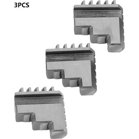 3er-Set K11-80 Innenbackenfutter, selbstzentrierende Drehbankbacken, Metallbearbeitungswerkzeug (1/5)