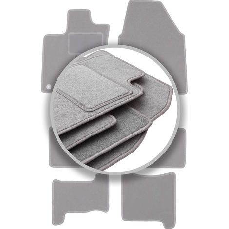 Tapis de sol gris cendré pour crossover Nissan Qashqai +2 (2008-2013) (1/5)