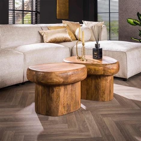Coffee Table Sleek set of 2 (1/5)
