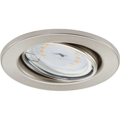 LED Einbaul. 3er Set matt Metall, 3xGU10 5W dimmbar