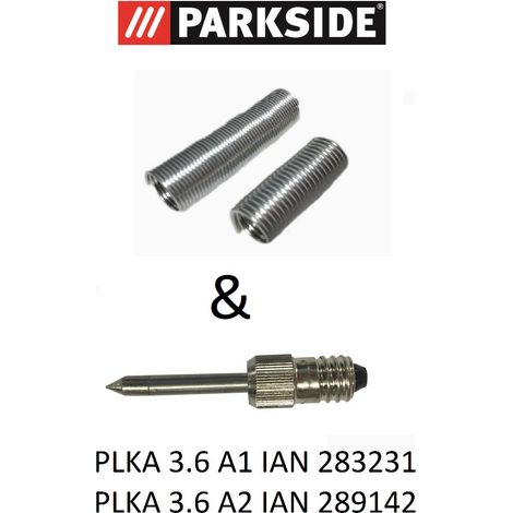 Parkside SET Étain de soudure (2x10g) + 1 pointe à souder pour fers à souder Parkside AKKU PLKA 3.6 A1 IAN 283231 et PLKA 3.6 A2 IAN 289142