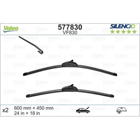 Balai d'essuie-glace VALEO 577830 (1/4)