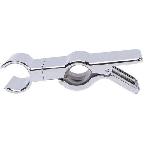Supporto universale per soffione doccia per asta scorrevole – Attacco rapido 22–25 mm, acciaio inox, compatibile con tutti i modelli