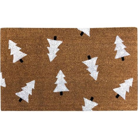 Tapis De Seuil De Porte - Tapis De Noël En Feutre Et Caoutchouc - Pour Entrée Extérieure Ou Intérieure - 60 X 40 Cm - 1 Pièce (1/3)