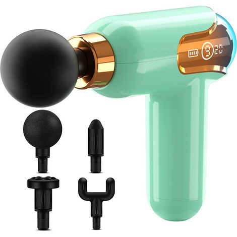 Mini pistolet de massage puissant pistolet de massage portable + 4 embouts
