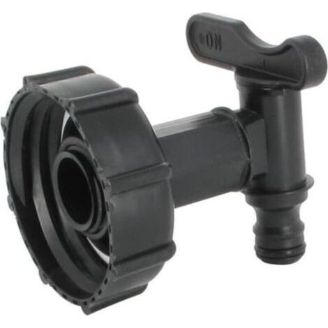 Raccord S60X6 - Robinet PEHD pour cuve eau 1000 L raccord et autre accessoire pour cuve de récupération d\'eau