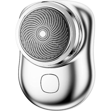 mini Rasoir Lectrique Portable (argent), Rasoir Lectrique Pour Homme, Rasoir Portable De Poche, Rasoir Rechargeable Usb, Utilisation Simple En Un (1/5)