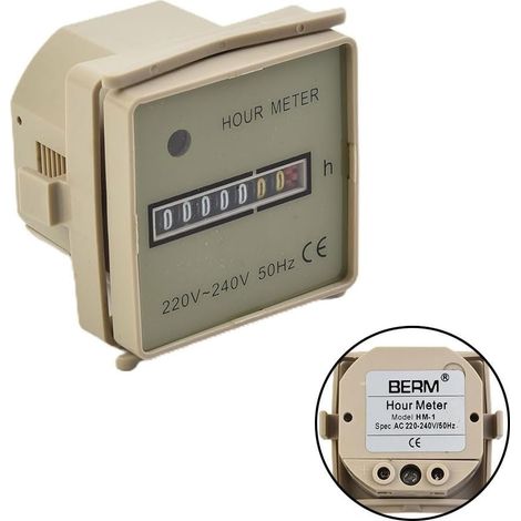 Un compteur horaire électronique fiable, adapté à de nombreuses (1/5)