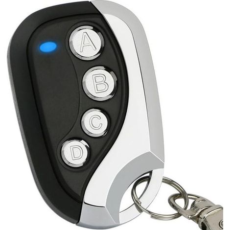 2Pcs Télécommande Universelle Copieuse Remote, Alarme et Lumière en Une Seule Télécommande - Signal 433 Mhz (1/3)