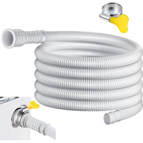 Manguera de drenaje para aire acondicionado - Manguera de condensación flexible de 15-25 mm para aires acondicionados split, 1 m de longitud - Manguera de extensión para aire acondicionado (1/5)