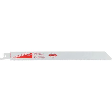 Lame de scie sabre bimétal L x l x H 225 mm x 0,9 mm x 18 mm