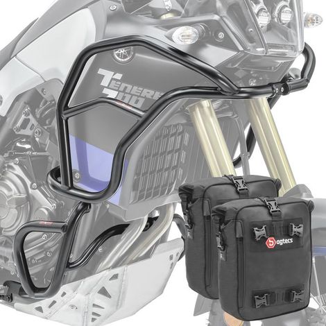 Set Pare Carter Hoch Niedrig + XL Taschen für Yamaha Tenere 700 19-24 CB4