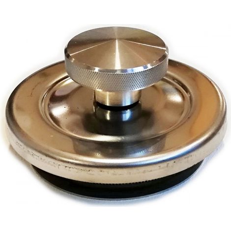 Tappo di chiusura inox aisi 304 per ispezione con molla espandente inox, diametro 200mm