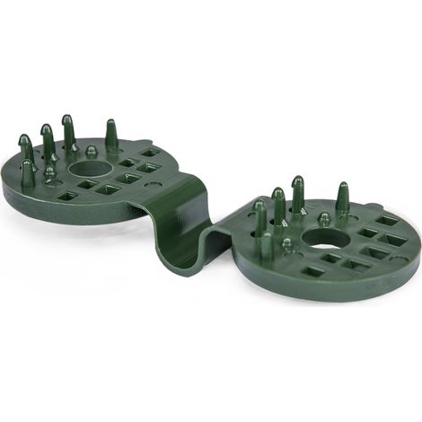 Clips para Sujetar Redes Sombreadoras, Bungee Cord Clips, modelo verde, paquete de 10 piezas, ideales para fijación de mallas en jardines, alta calidad y resistencia (1/4)