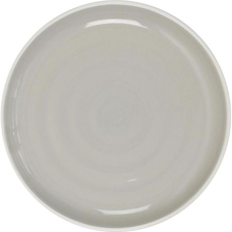 Lot de 6 Assiettes à Dessert "Bicolore Mania" 20cm Gris (1/2)