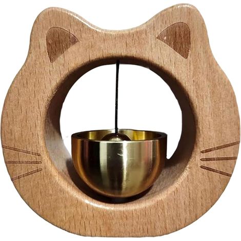 Sonnette de chat mignonne, sonnette magnétique avec rappel d'entrée, restaurant et commerçant, la rend charmante et élégante (1/5)