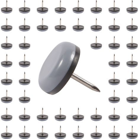 Chair Leg Pads. Easy to install on chair legs, 19mm furniture pads for indoor use to protect floors from table legs (50 pack)