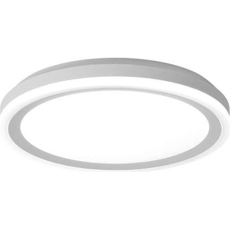 Plafón led modelo Kai acabado blanco, 8cm(alto) 50cm(ancho) 50cm(fondo) . (1/2)