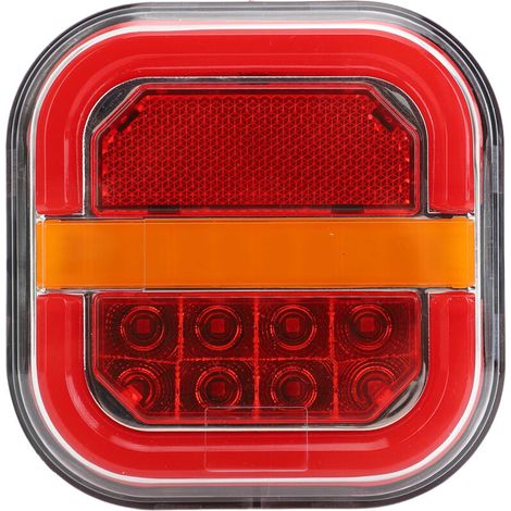 Jeffergarden Feux de freinage à 28 LED pour remorque, clignotants, feux de stationnement, feux de recul, feux de freinage, feux arrière, feux de stationnement, feux arrière ... (1/5)