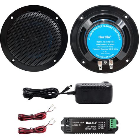 Kit de Haut-Parleur de Plafond, étanche, pour la Salle de Bain, la Cuisine, la Maison et l’extérieur Compatible avec Bluetooth (1/5)