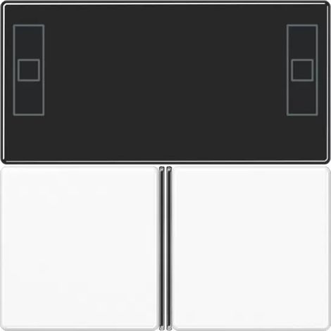 KNX Schalter Jung a 4093 tsa ww schlankes weißes Design (1/2)