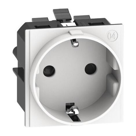 Prise bticino kw4141a connexion sans vis blanche