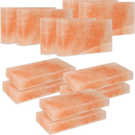 SWANEW Piedra de sal BBQ Grill BBQ 20x10x2.5cm Barbacoa Piedra de sal 12X (1/5)