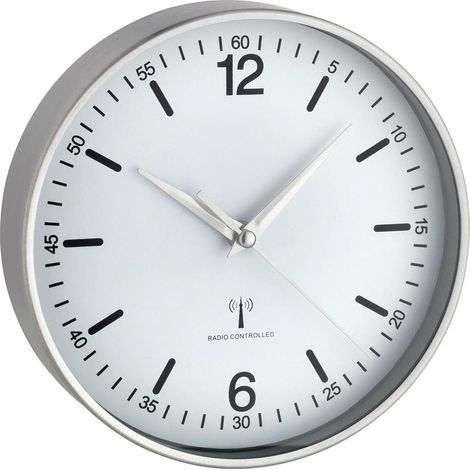 Horloge murale radiopilotée TFA 60.3503.02 195 mm x 45