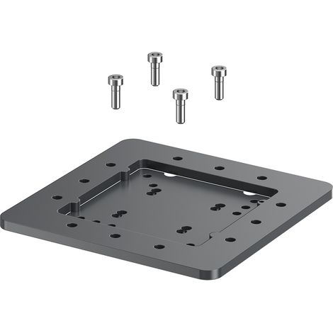 HETTICH LegaDrive Tischbeinanbindung Aluminium anthrazit (1/3)
