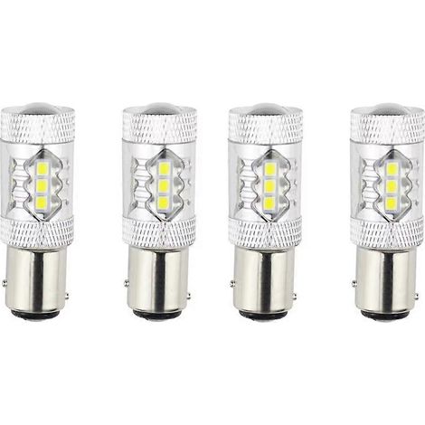4 S2 H4 72W 8000lm LED-Lampen für Autoscheinwerfer (Abblend-/Fernlicht), 6000K weiß (1/5)