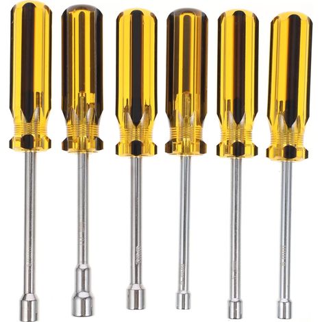 De 6 Set De Tourne crous Hexagonaux En Acier Tailles 5mm (1/5)