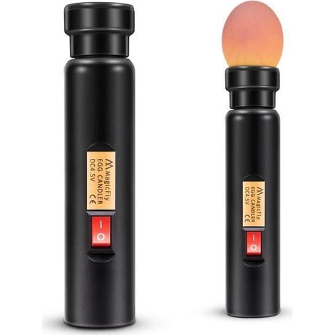 Mire œuf LED à haute intensité lumière Cool, Egg Candler Candling Lampe pour Vérifier l’incubation d’oeuf (1/4)