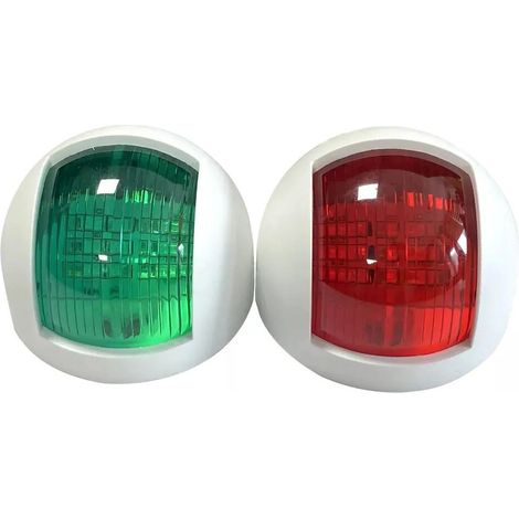 12-24V Black and White Portal Lights, 6242mm, Marine Yacht Hardware Accessories, LED. Order Notes: Small Size - White (One Pair) - Hardware (1/4)