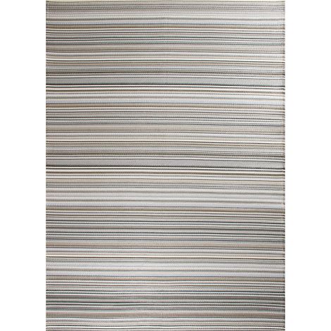 Tapis Capri gris moderne pour extérieur - 120 x 160 cm (1/5)