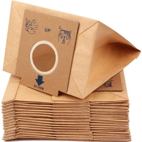 Convient aux accessoires pour aspirateur Electrolux (lot de 15) : sacs en papier, sacs poubelle, sacs de rechange pour aspirateur Z1480, ZC1120R, ZMO1510. (1/5)