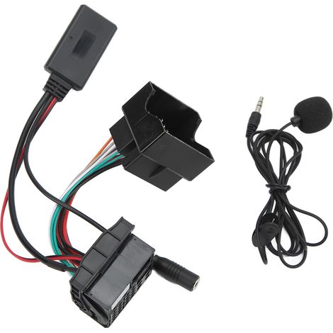 GARRYFIZH Faisceau de câbles audio sans fil Bluetooth 50 pour voiture, microphone mains libres de remplacement pour Citroën C2 C3 C4 C6 Bosch RD4