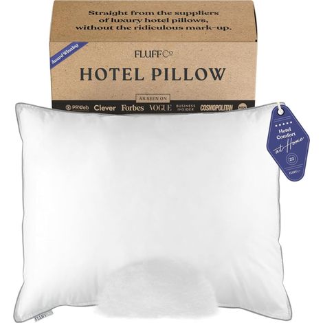 Oreiller en Duvet Alternatif/Oreiller d'hôtel (Oreiller) Oreiller en Microfibre 5 étoiles (Ferme, très Grand lit) (1/5)