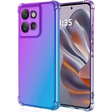Fallfeste Schutzhülle mit Farbverlauf für Motorola Edge 50 Neo / Motorola ThinkPhone 25, Lila / Blau (1/5)