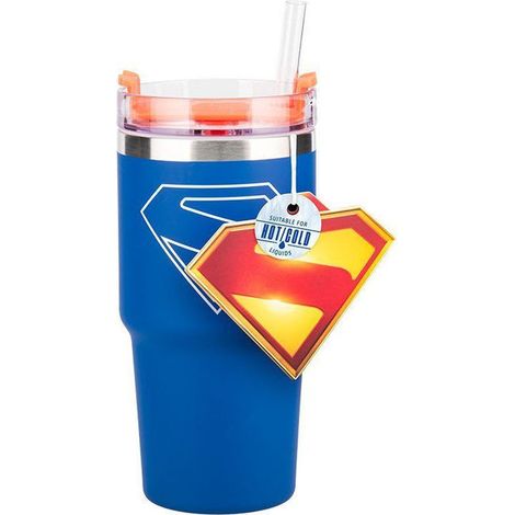 Paladone Products Bicchiere da Viaggio Superman Theatrical Gamer in Plastica