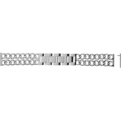 Bracelet de montre en acier inoxydable, compatible avec Fitbit-14.50X2.00X2.00CM-Silver (1/2)