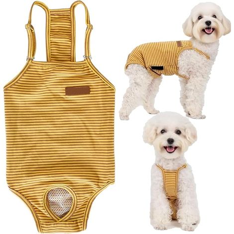 Couches pour chiennes - Pantalon de course lavable pour chiennes - Couches pour chien - Couches pour incontinence - Culotte de protection pour chien - Culotte (1/5)