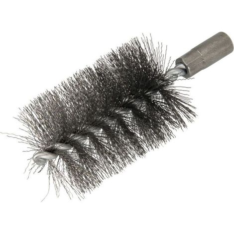 Brosse ronde en fil d'acier 55 x 130 mm