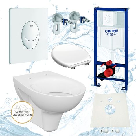Grohe Rapid SL Spülkasten Design WC Betätigungsplatte WC Sitz Komplettset (1/4)