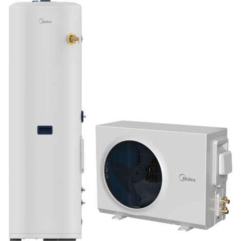 Ensemble chauffe-eau thermodynamique connecté 200L Combo Split - MIDEA - MIDCOMBO200L