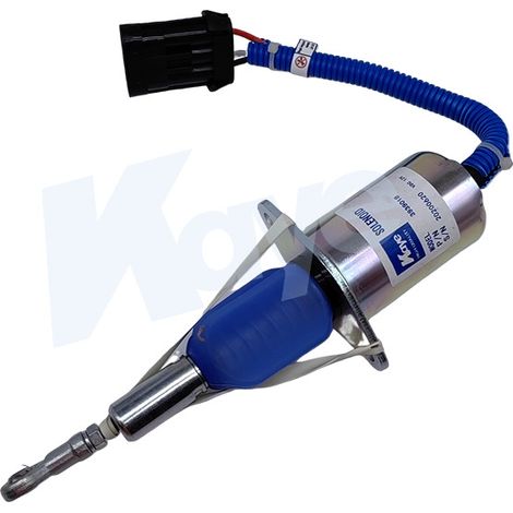 Pièce pour excavatrice Cummins 6CT : électrovanne d'arrêt, vanne de coupure de carburant 3939018/SA-4889-12/12V (1/5)
