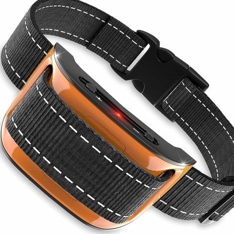 Antibellhalsband ohne Stromschlag für kleine und große Hunde – Verstellbarer Smart-Chip stoppt das Bellen innerhalb von 1 Minute – Hocheffektive Vibration und Ton zur schnellen Bellunterdrückung (1/5)