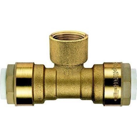 Raccord Laiton Femelle 15 x 21 mm - Pression Max 7 Bar - Pour Liquides - Unité