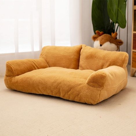 Lit Pour Animaux - Tapis Doux Rembourré Chaud Pour Chats Et Chiens - Nid Intérieur Confortable Hiver - 1 Pièce