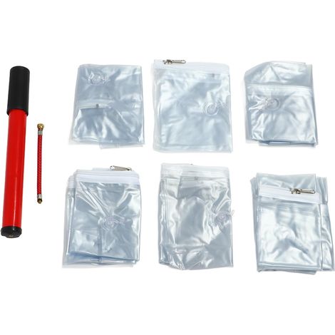 6-teiliges aufblasbares PVC-Schienenset zur Unterstützung von Knöchel, Bein und Arm mit Luftpumpe (1/5)